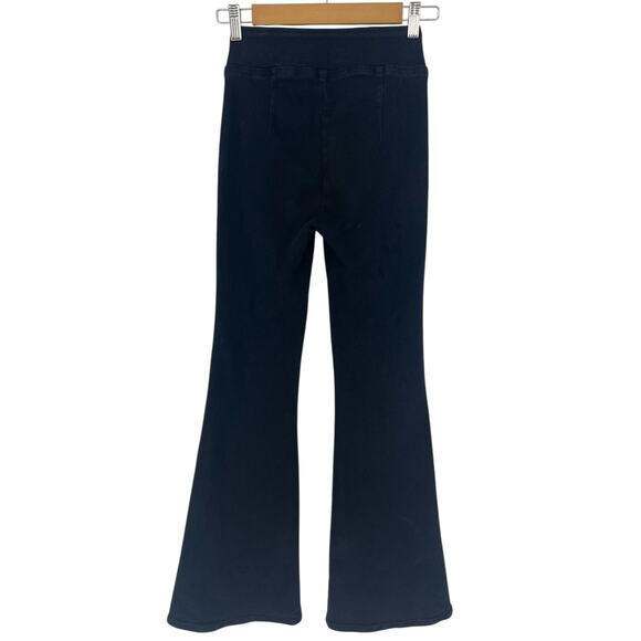 Frame The Jetset Wide Leg in Sheen Noir - Picture 11 of 13